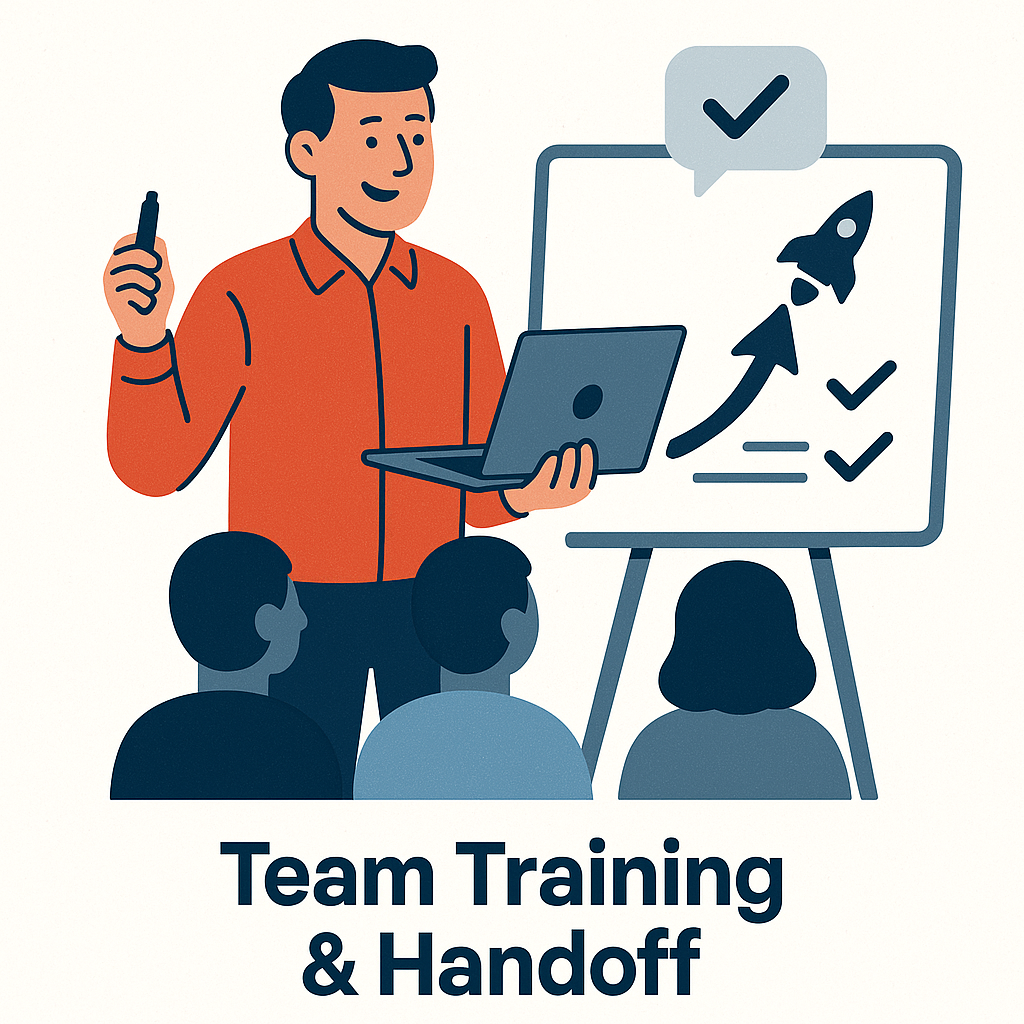 Step 3 — AI engine producing drafts and briefs.